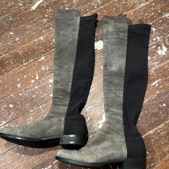 Size 7 1/2 grey suede over the knee boot - Picture 12 of 13